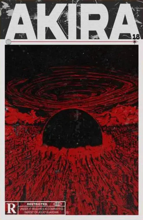 Akira Anime Retro HD Canvas Wall Art Poster | Japan Print