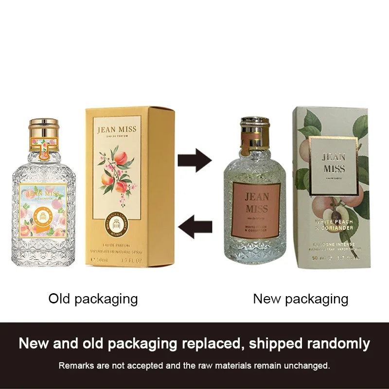 Brand Eau De Toilette Lasting Fragrance Fresh Floral And Fruity Fragrance Neutral Perfume Orange Rose Musk Daily Date Body Spray Peaceful Pleasures Health and Wellness 06 White Peach 50ML