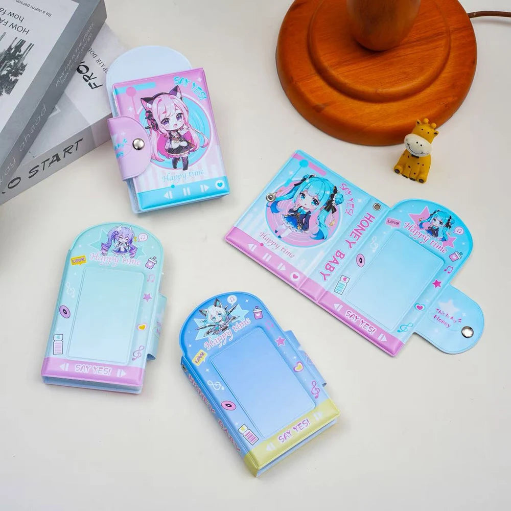Anime 3-inch Photo Credit Card Album Starchase Edu Small Storage Mini