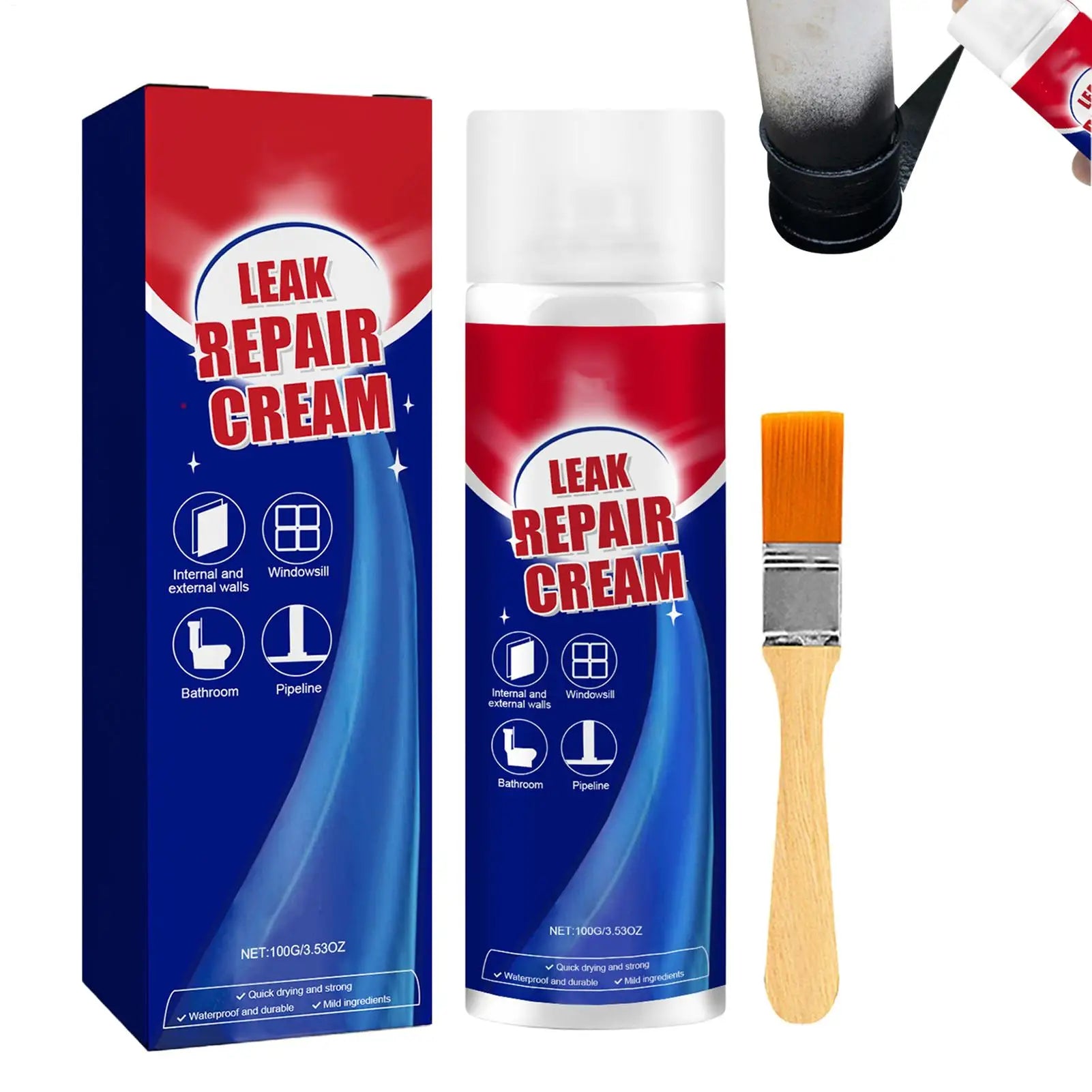 Leak Repair Waterproof Sealant Leak repair waterproof sealant spray Waterproof Sealant Spray Household Seal Repair Tool Peaceful Pleasures Health and Wellness Default Title