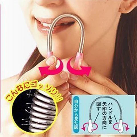 Spring Epilator Face Hair Remover – Upper Lip & Cheek Tool Face Hair Epilator Peaceful Pleasures Health and Wellness