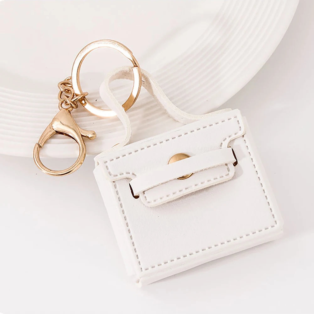 Small Square Bag Creative Mouth Red Envelope Keychain Headphone Car