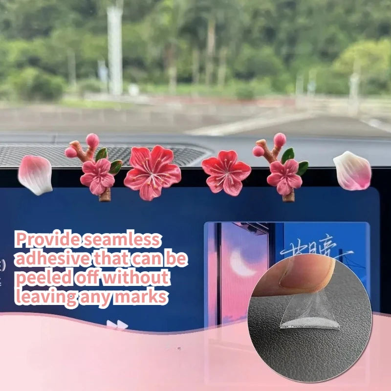 3D Cherry Blossom Resin Car Stickers 32/64pcs – Sakura Decals