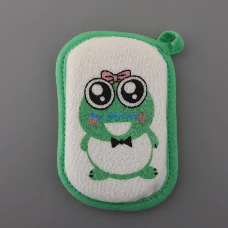 Animal Pattern Baby Bath Sponge – Soft, Safe & Ergonomic