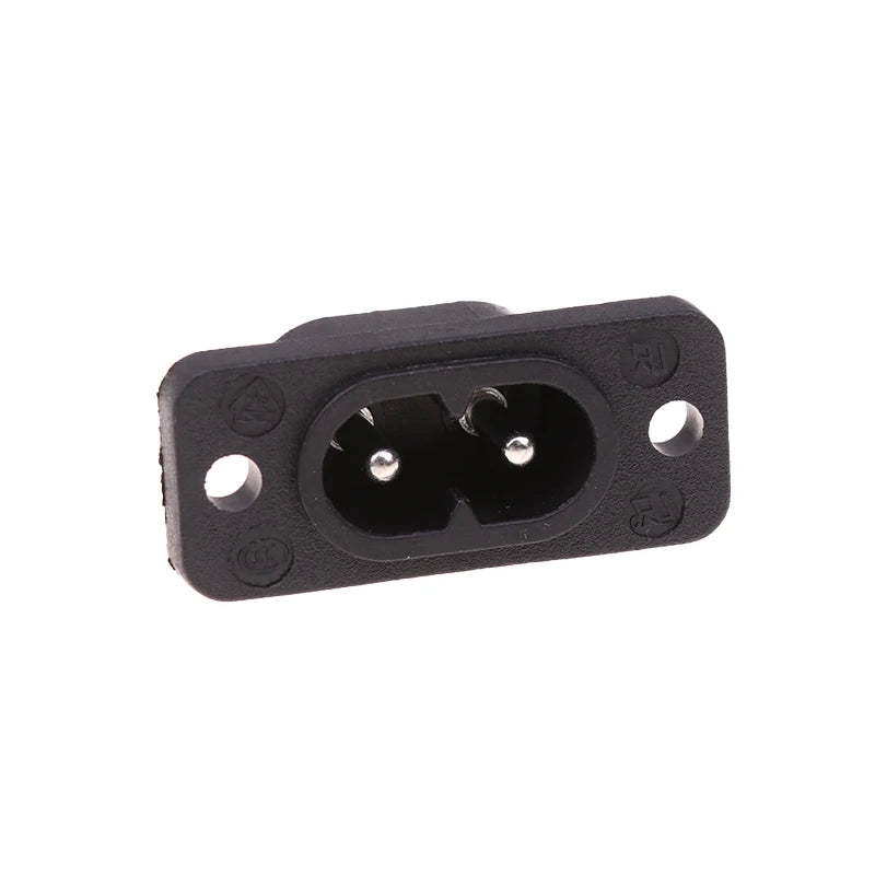C8 Male Socket C7 Female Plug Embedded AC Connector 250V 35×15mm