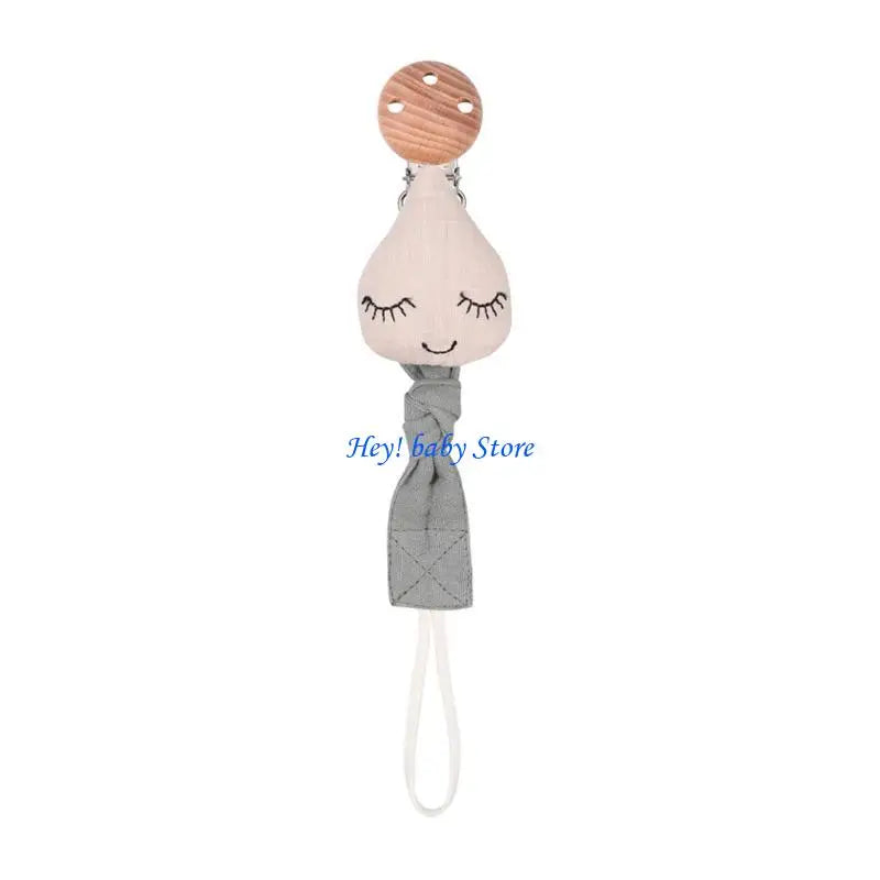 Bohemian Baby Pacifier Clip Chain | Cotton Wood Soother Holder