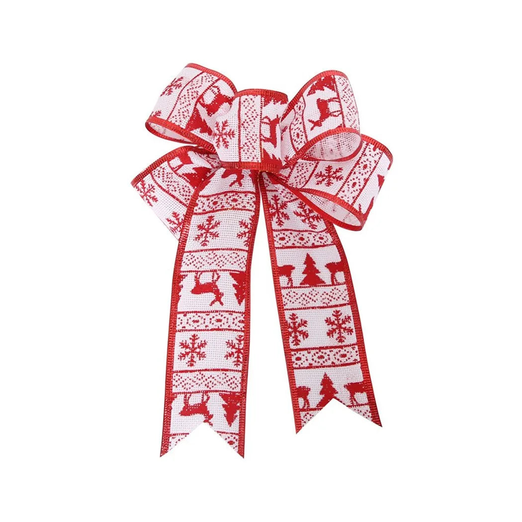 Cloth Bowknot Ribbon – Christmas Tree & Holiday Decor