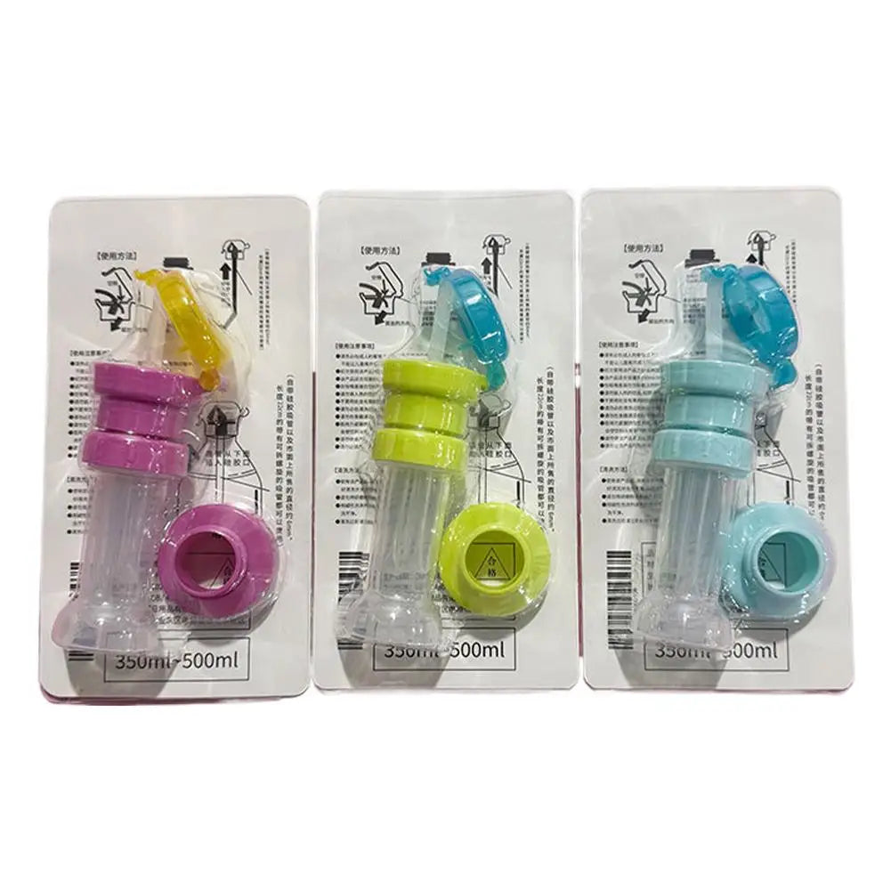 New Upgraded Mineral Water Bottle Cap With Straw Adapter Anti-Choke Leak-Proof For Baby Kids Portable Storage Bottle Accessories Peaceful Pleasures Health and Wellness 3pcs mix