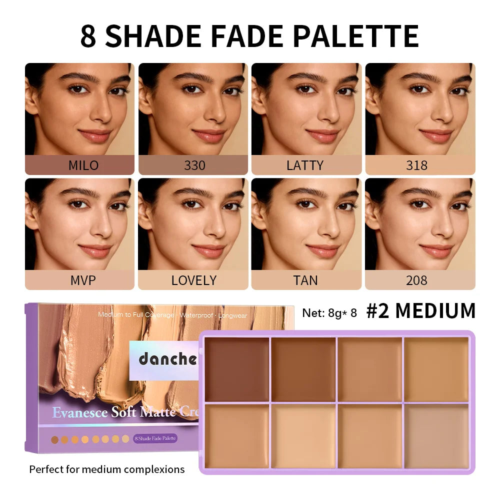 ibcccndc Multi-Shade Concealer Palette – Waterproof & Matte