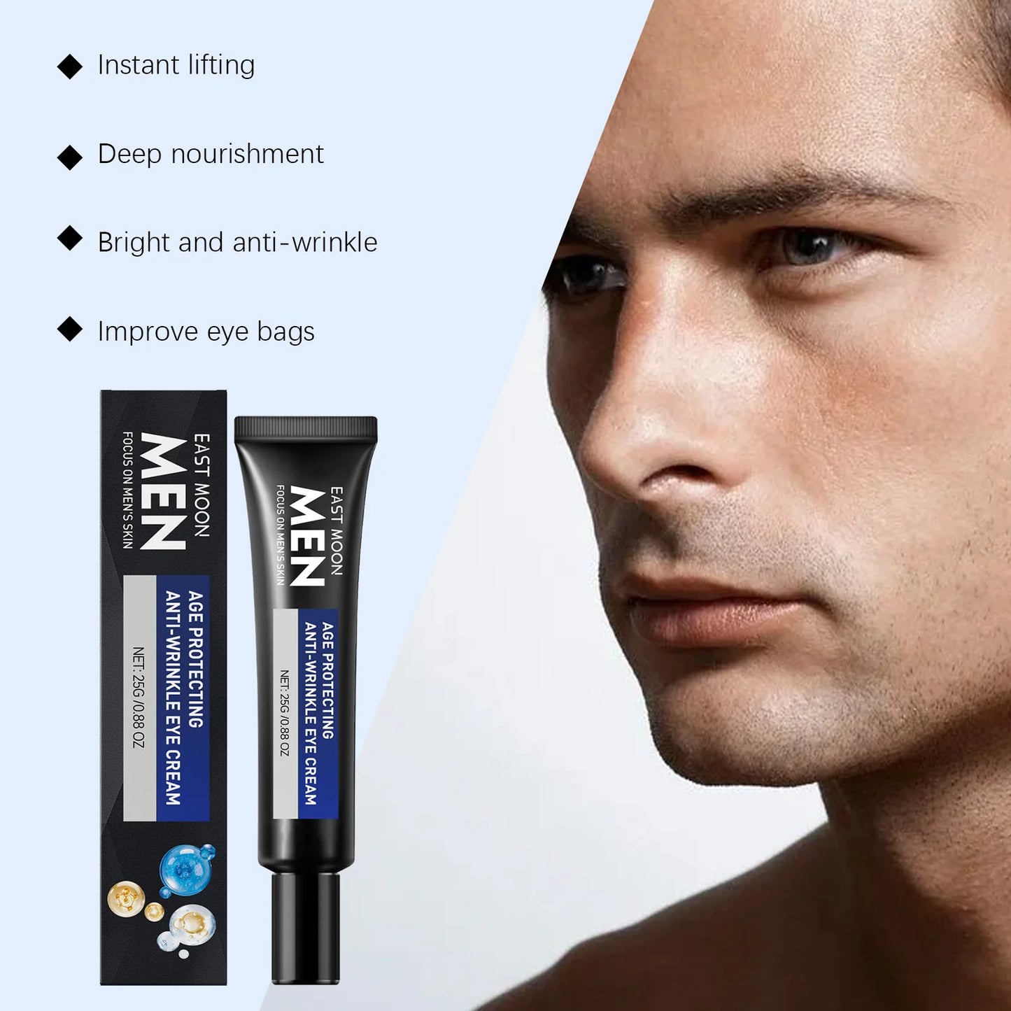 East Moon Men's Eye Cream – Firm, Brighten & Depuff 25g