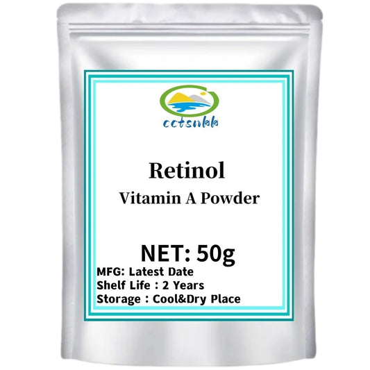 Cosmetics Retinol Vitamin A Powder Anti Aging Skin Care Peaceful Pleasures Health and Wellness 500g