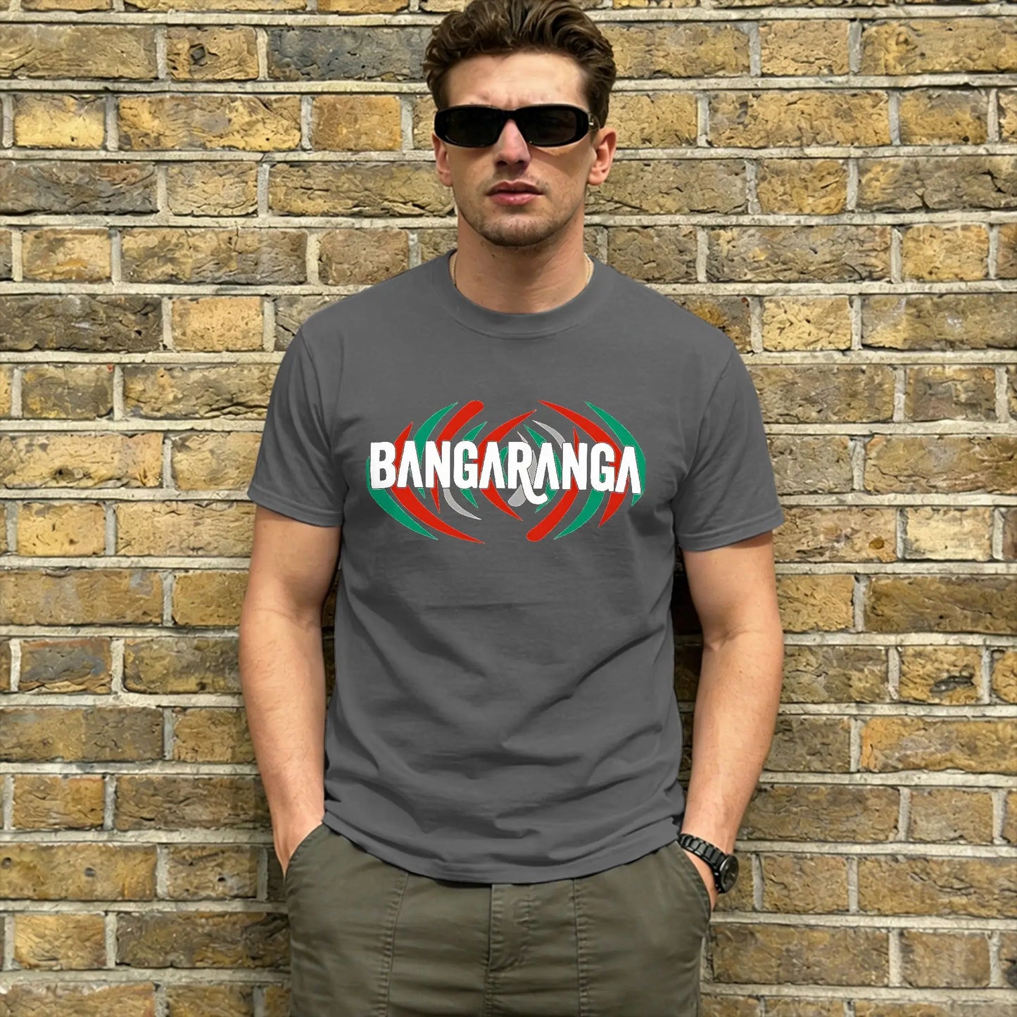 Bangaranga Song T Shirt for Men Pure Cotton Leisure T-Shirts Crew Neck 2026 Bulgaria Tee Shirt Short Sleeve Tops Plus Size Peaceful Pleasures Health and Wellness Dark Grey 6XL