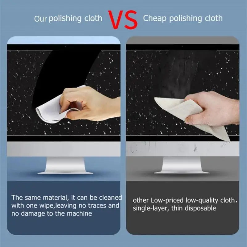 Microfiber Polishing Cloth Lint-Free Screen Cleaner | 1/2/3 Pcs