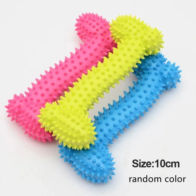 Rubber Chew Toy for Small Dogs – Teeth Cleaning & Training