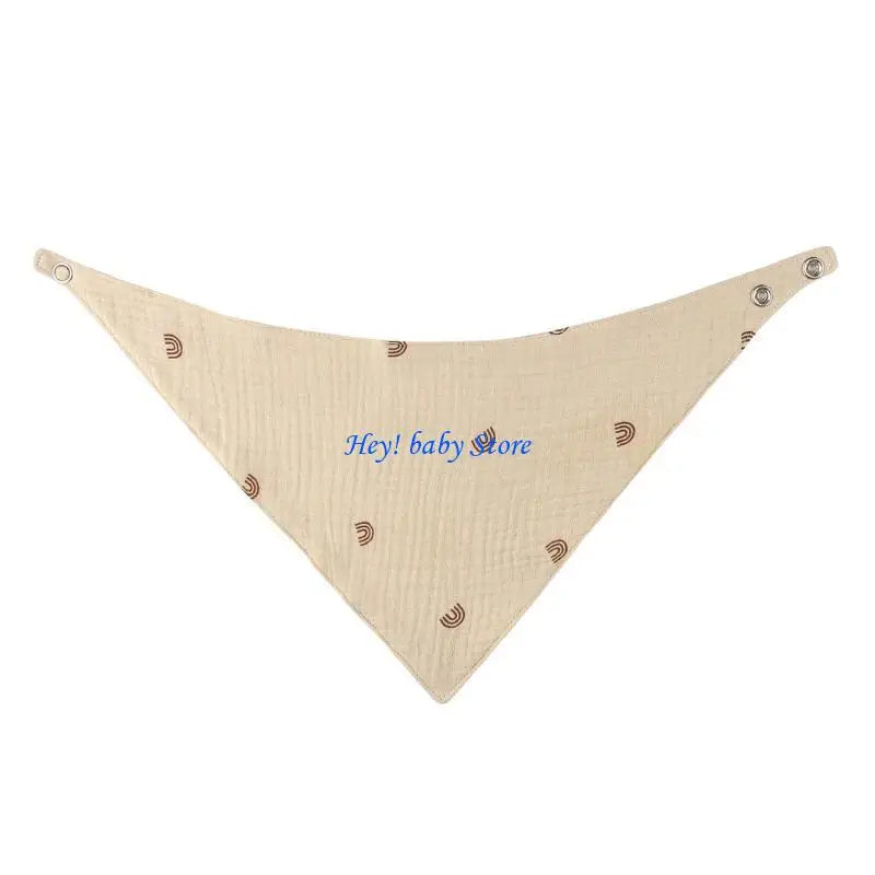 Soft Cotton Baby Feeding Bib Burp Cloth & Bandana Scarf 0-1Y