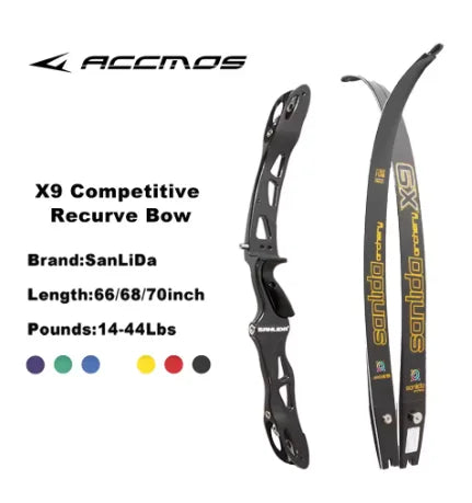 Sanlida Miracle X9 Intermediate ILF Bow Riser Recurve Target 25''