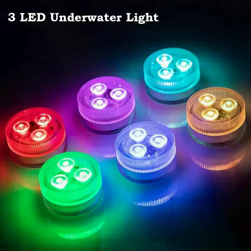 RGB 16-Color LED Submersible Light | IP68 Waterproof Pool & Pond