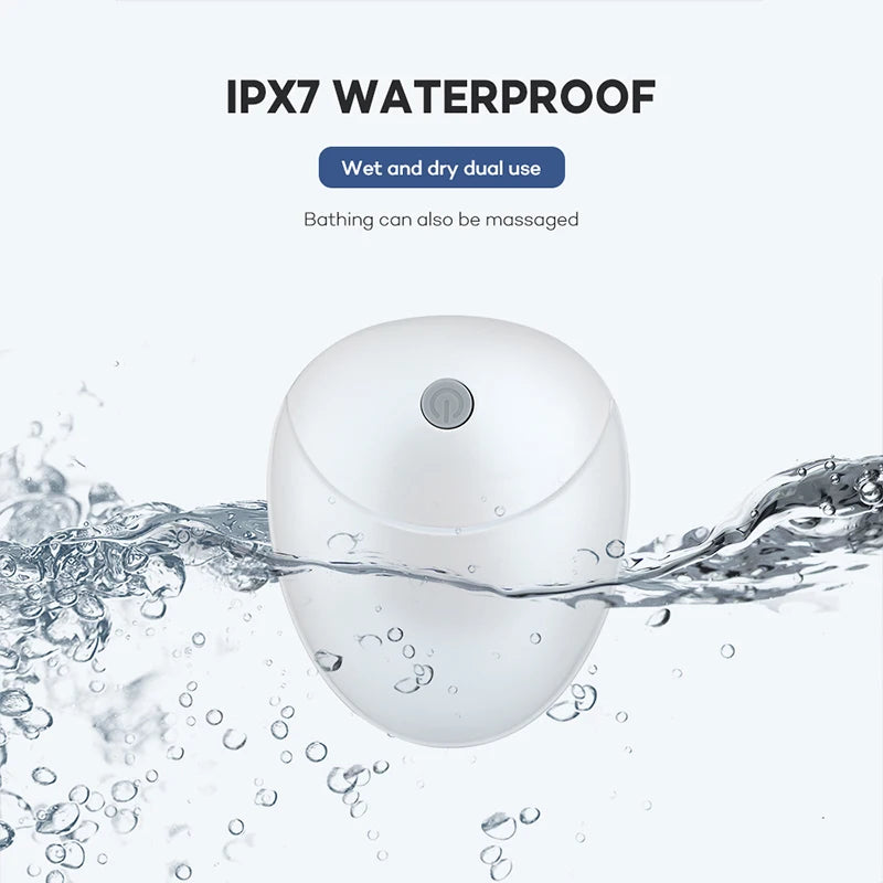 USB Charging Electric Head Scalp Massager Waterproof Rechargeable Electric Head Massager Vibration Peaceful Pleasures Health and Wellness