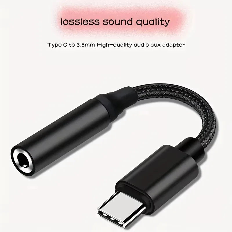 USB-C to 3.5mm Female Aux Audio Adapter | Headphone Jack