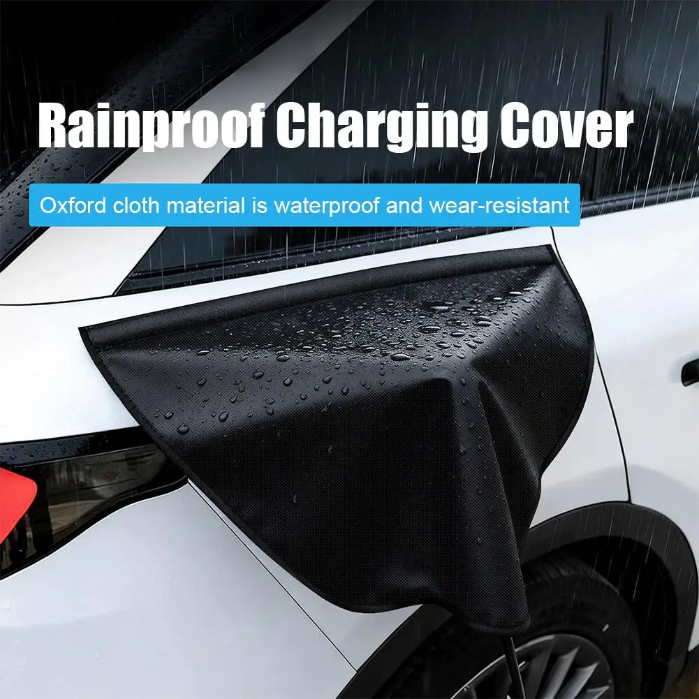 EV Charger Port Cover Rainproof Magnetic Charging Port Cover Snow Rain Sun Protection for Electric Cars Outdoor Waterproof Peaceful Pleasures Health and Wellness