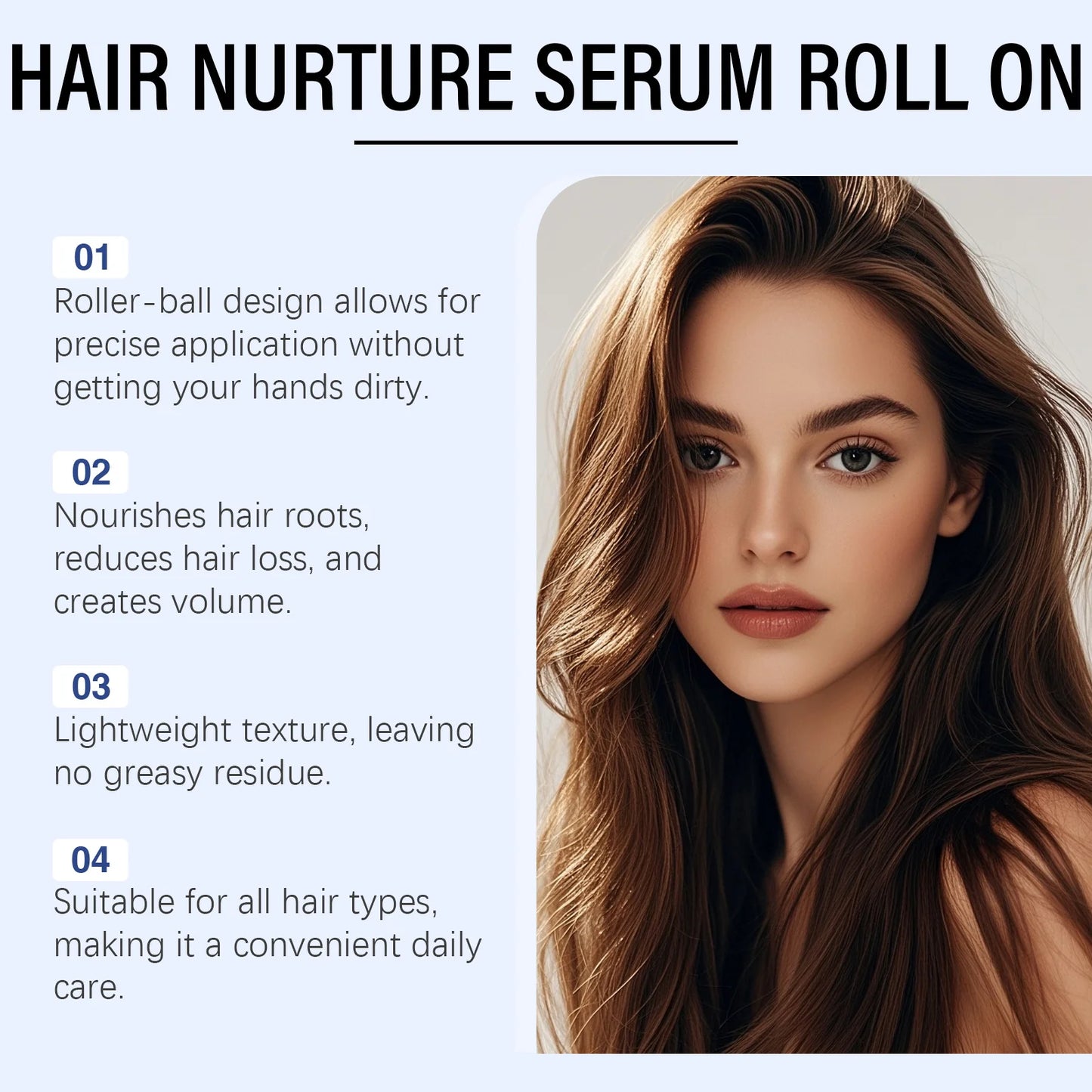 OceAura Rosemary Hair Essence Roll-On | Scalp & Root Treatment
