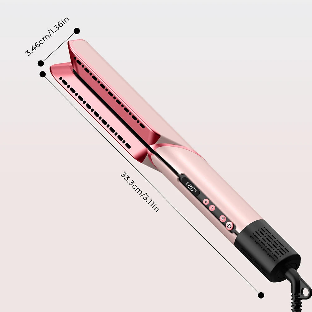 Professional 2 IN 1 Airflow Hair Straightener Hair Dryer Wet & Dry Air Styling Flat Iron Negative Ion Iron Hair Straightener Peaceful Pleasures Health and Wellness