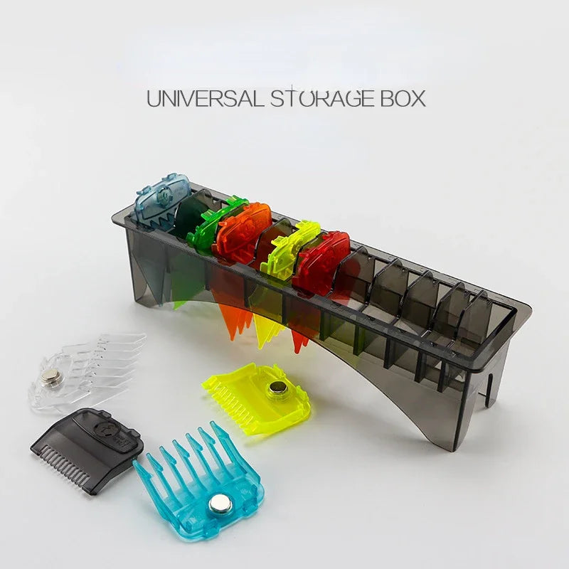10-Slot Hair Clipper Guard Comb Organizer Storage Stand
