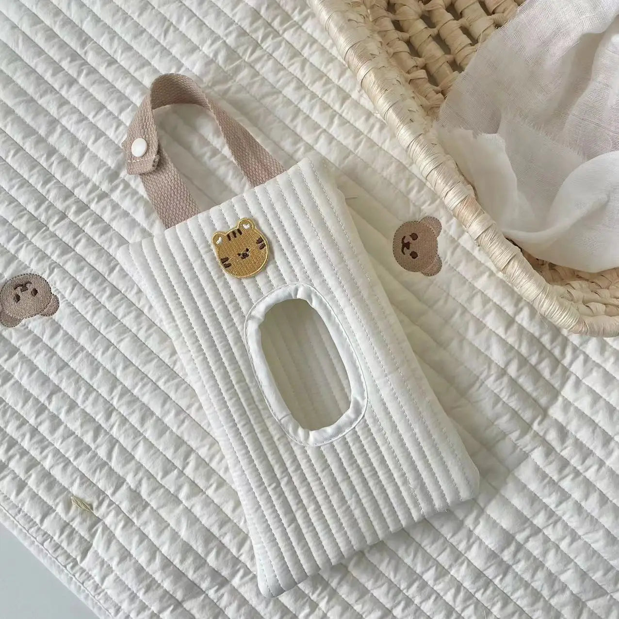DANIVIVI Baby Stroller Wet Wipes Case & Tissue Box Holder
