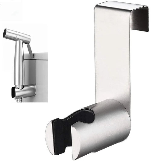 No-Drill Stainless Steel Shower Head & Bidet Sprayer Holder Shower Head Holder Oasis Select