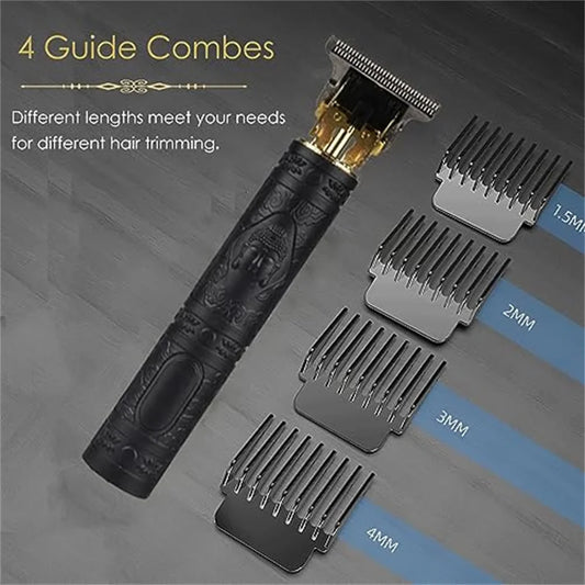 T9 Cordless Hair Clipper & Beard Trimmer for Men | USB Cordless Hair Clipper Oasis Select black