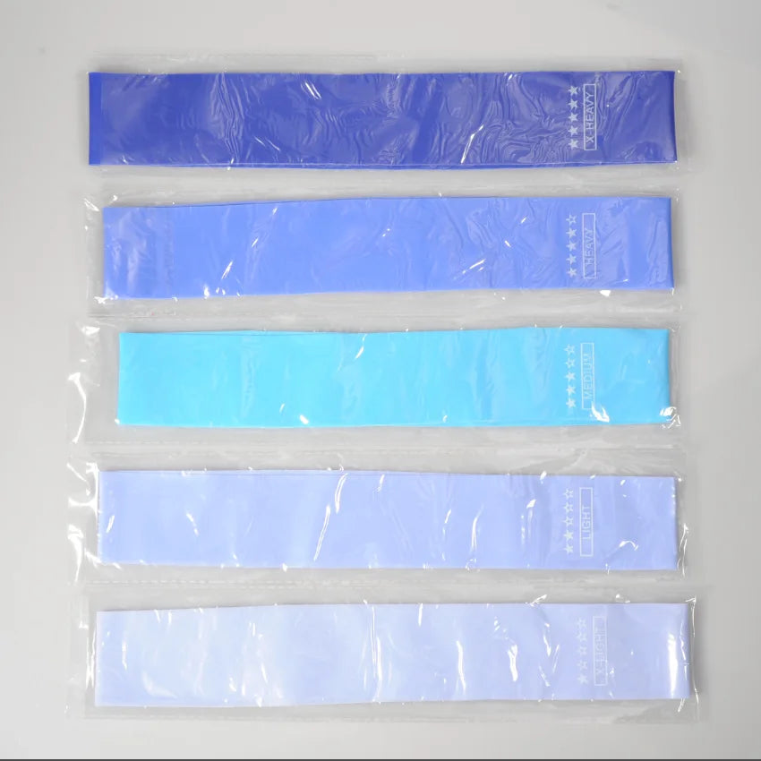 Non Slip TPE Booty Bands Set 5 Glute Resistance Bands For Squat Yoga Leg Workout Home Fitness workout equipments for home gym Peaceful Pleasures Health and Wellness 5pcs-1