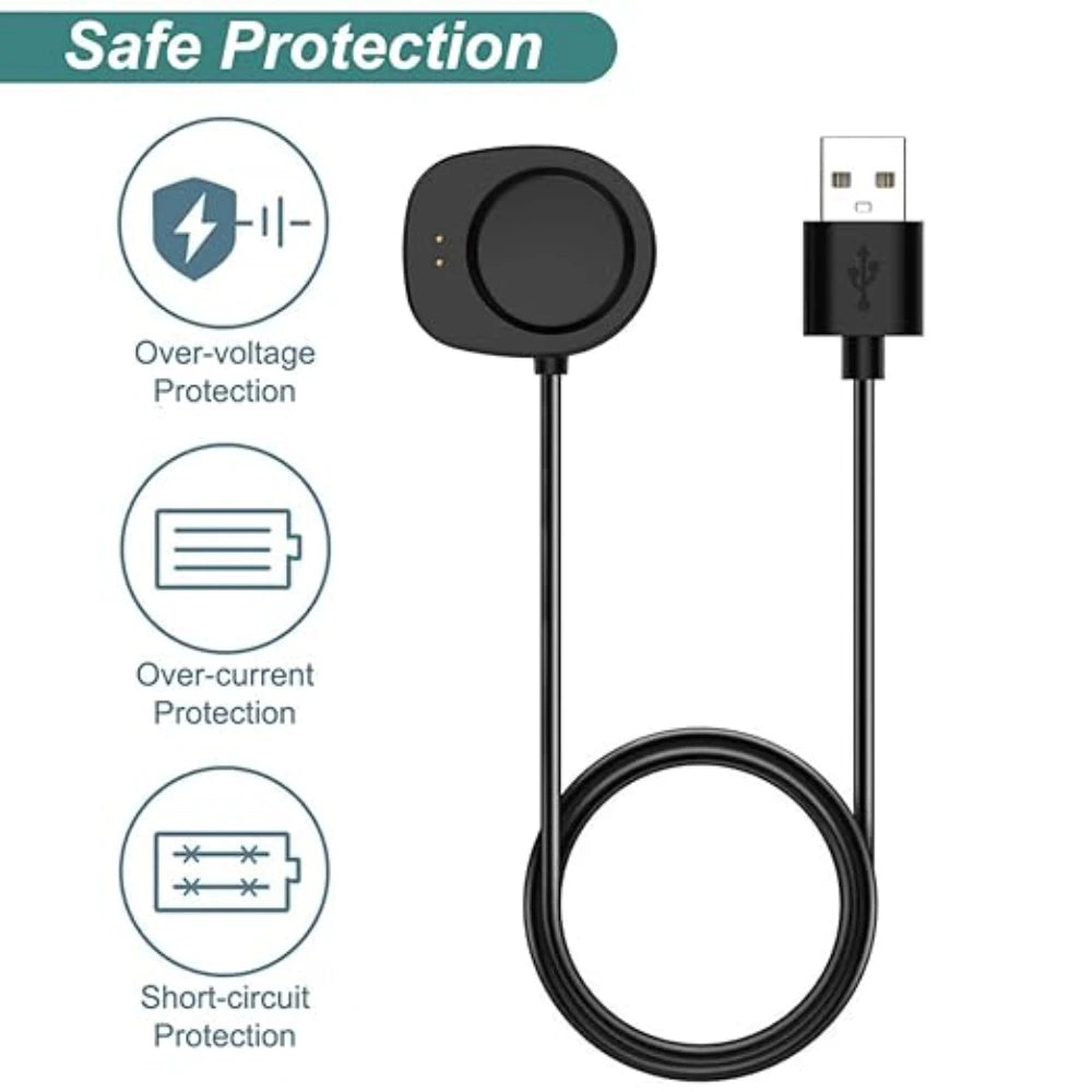 Amazfit T-Rex 3 & Balance Replacement USB Charger Cable Peaceful Pleasures Health and Wellness