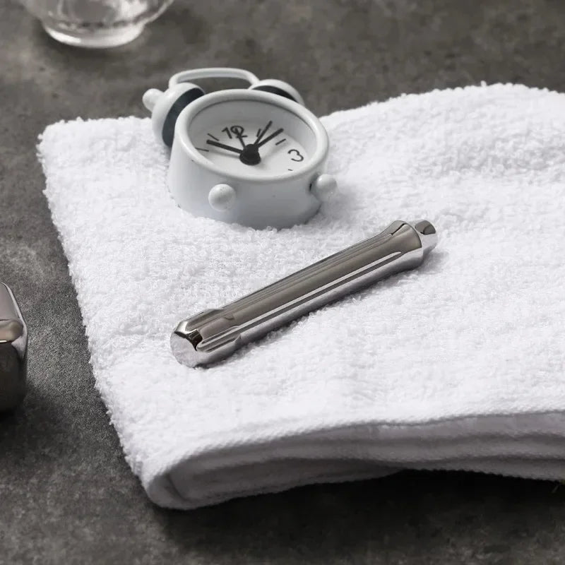 2026 YAQI Tsuka Men's Safety Razor Handle Polished Stainless Steel for Smooth Shaving Peaceful Pleasures Health and Wellness