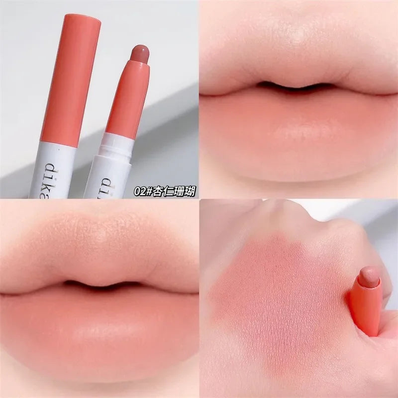 Waterproof Matte Lip Liner Pencil – Nude & Coral Pink, Long-Lasting
