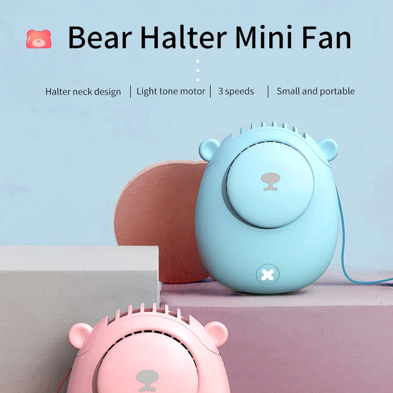 Handheld Summer Portable Fan Rechargeable Personal Fan 3 Speeds Handheld Fan Quiet And Small Fan For Home Camping Outdoor Travel Peaceful Pleasures Health and Wellness