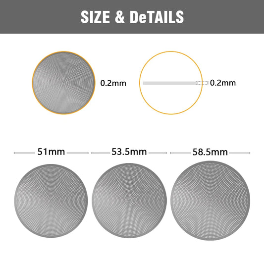 Reusable Espresso Puck Screen 51mm 54mm 58mm | Coffee Filter