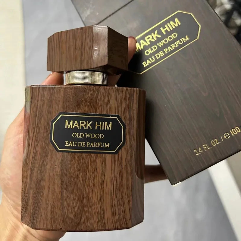 High-end Wood Perfume Brand Cologne Ebony Agarwood Long-lasting Fragrance Fresh Charm Confident Business Men Light Perfume 100ml Peaceful Pleasures Health and Wellness