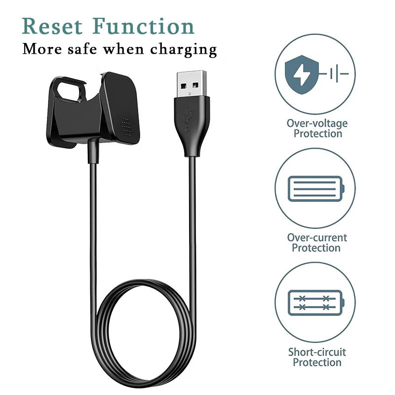 USB Charger Cable for Fitbit Charge 3 & 4 – Dock Adapter Peaceful Pleasures Health and Wellness