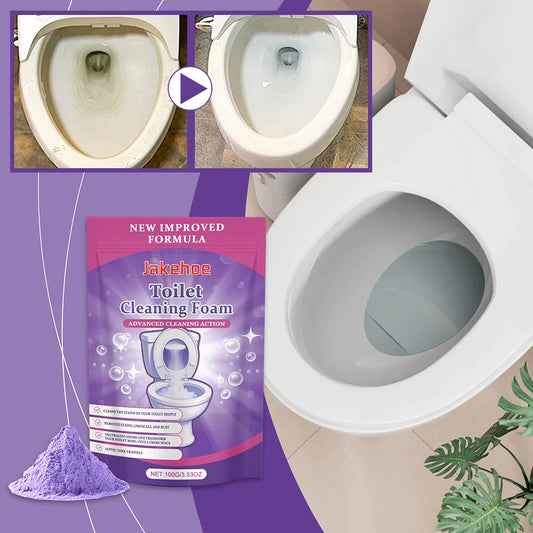 Toilet Bowl Cleaner Self Activating Miracles Powder Foam Deep Descaling Stain Remover For Toilet Bowl Cleaning Bathroom Supplies Peaceful Pleasures Health and Wellness