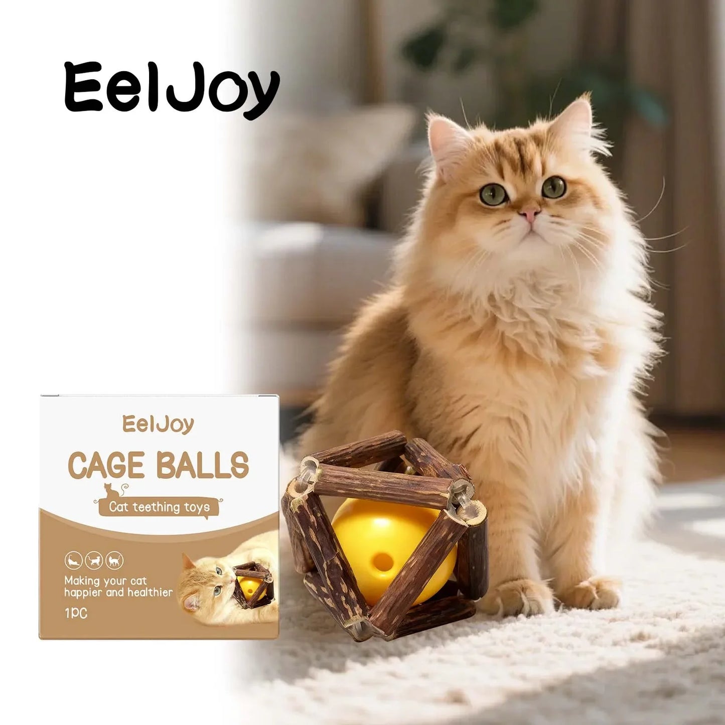 Silvervine Cat Chew Toy – Interactive Kitten Dental Molar Toy