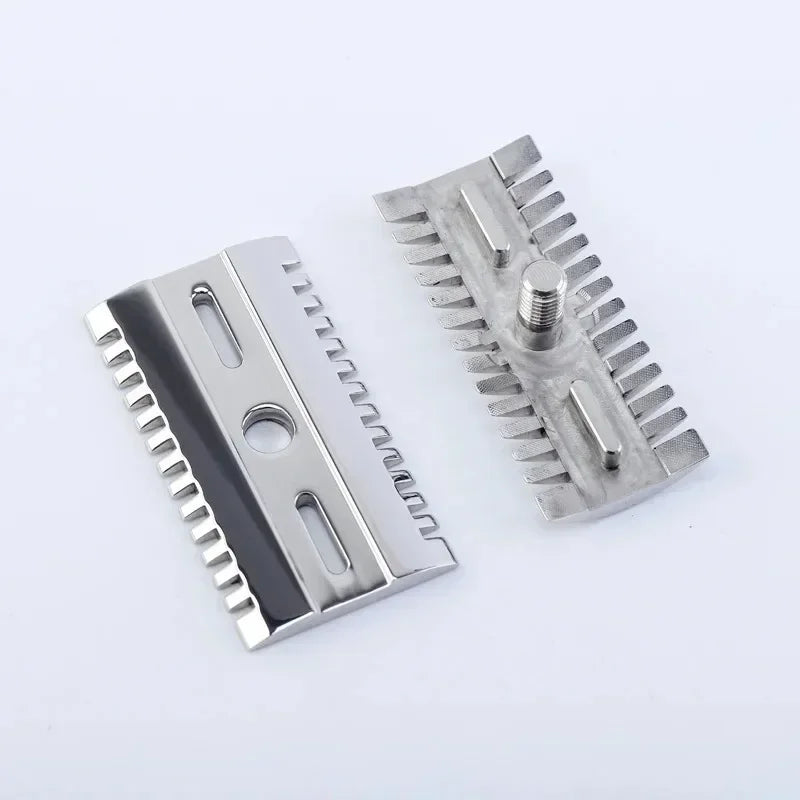 2026 Hot Sale Yaqi 316 Stainless Steel Polished Mellon Safety Razor Head Comfortable Shaving Peaceful Pleasures Health and Wellness