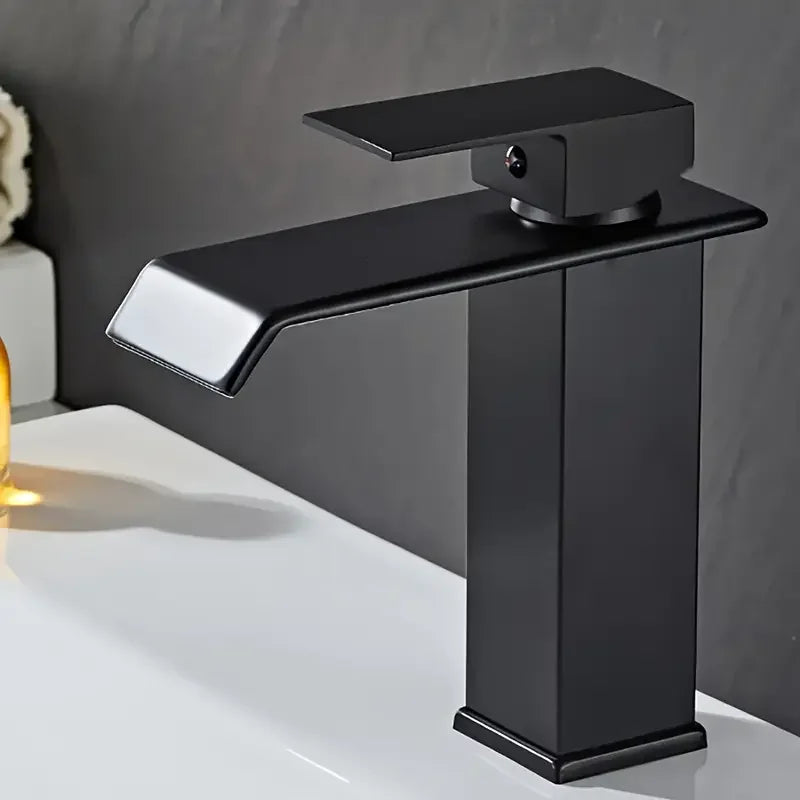 Waterfall Bathroom Faucet | 304 Stainless Steel Chrome Finish