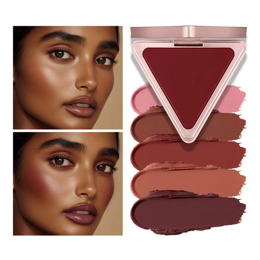 ibcccndc Satin Matte Cream Blush – Long-Lasting Natural Glow Cream Blush Oasis Select