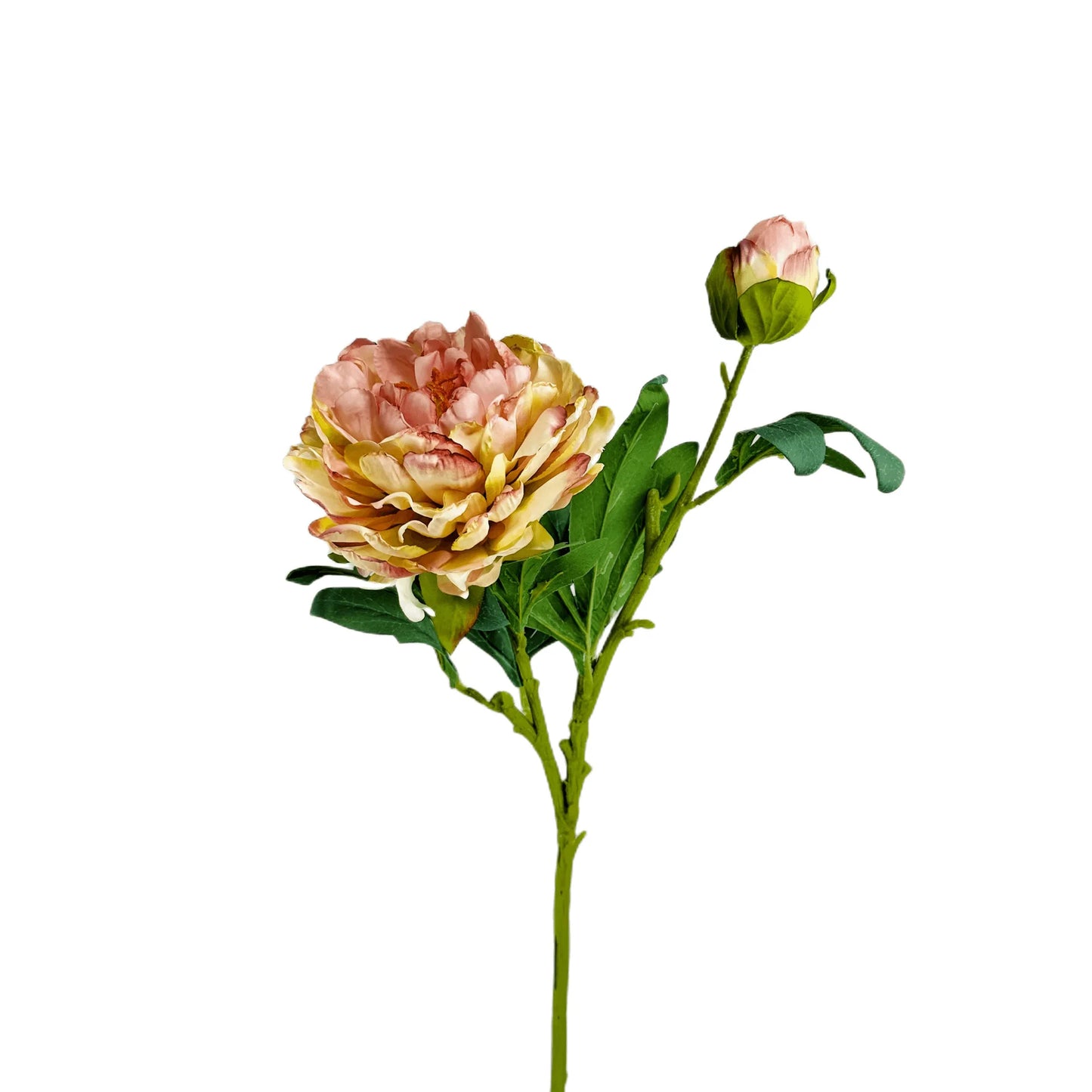 Large Silk Peony Artificial Flowers 2 Heads | Wedding Home Decor