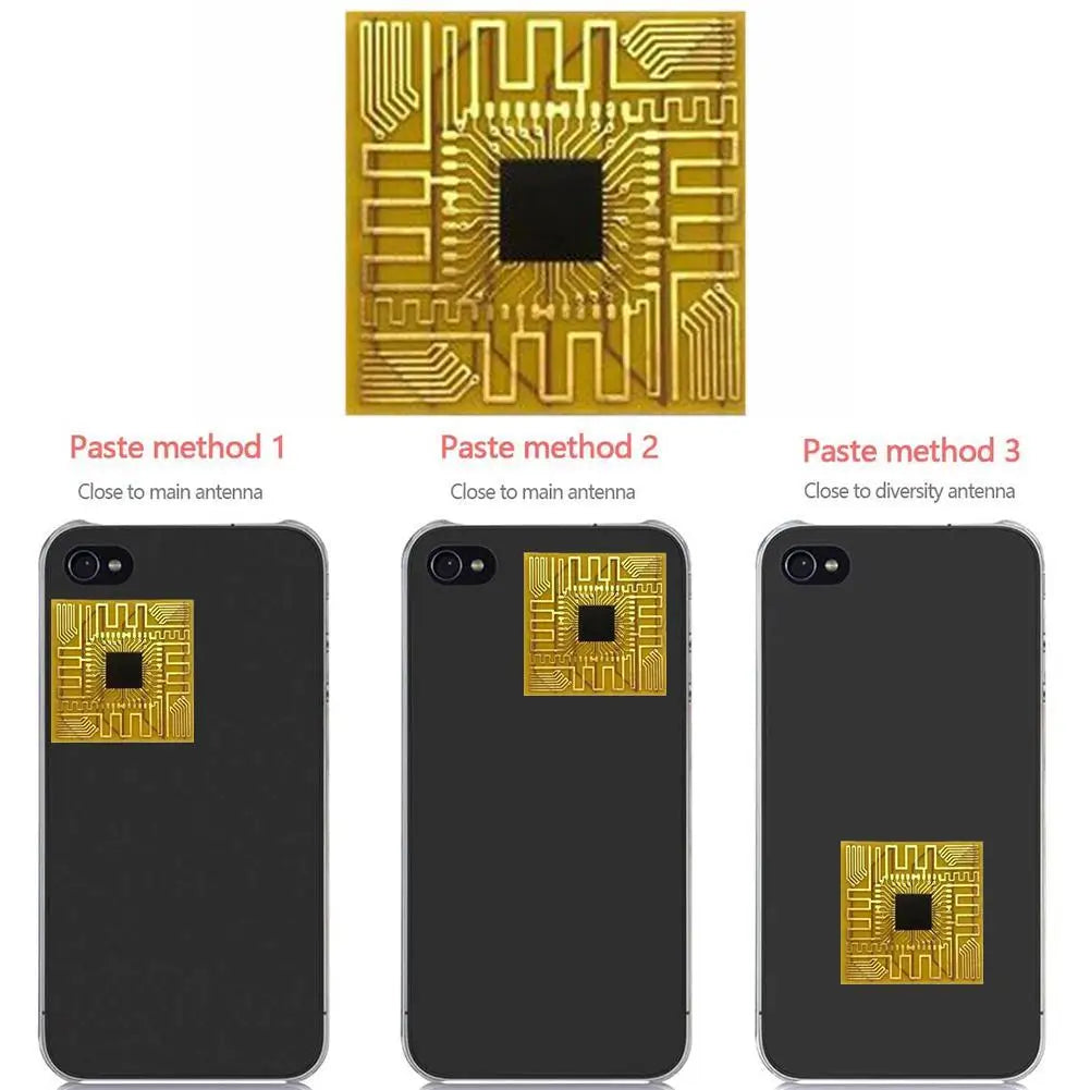 Cell Phone Signal Booster Sticker | Internal Antenna Enhancer