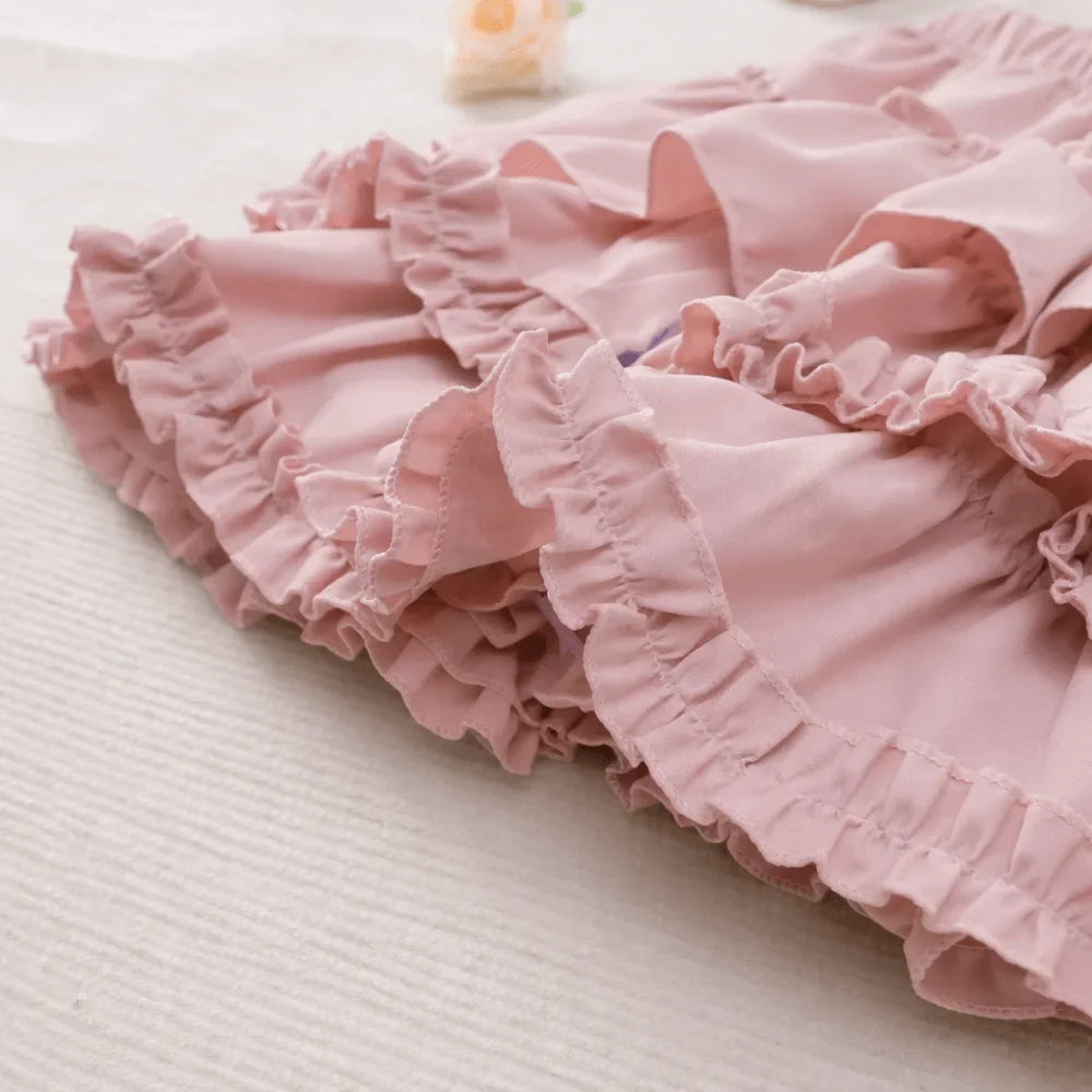 High Waist Pleated Bubble Skirt – Puffy A-Line Mini Skirt
