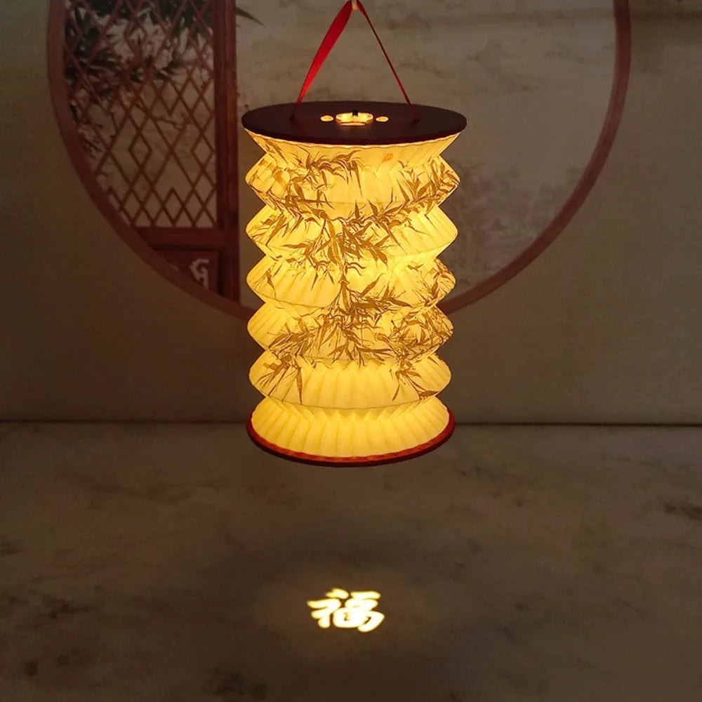 Foldable Chinese Paper Lantern | Mid-Autumn Festival Decor