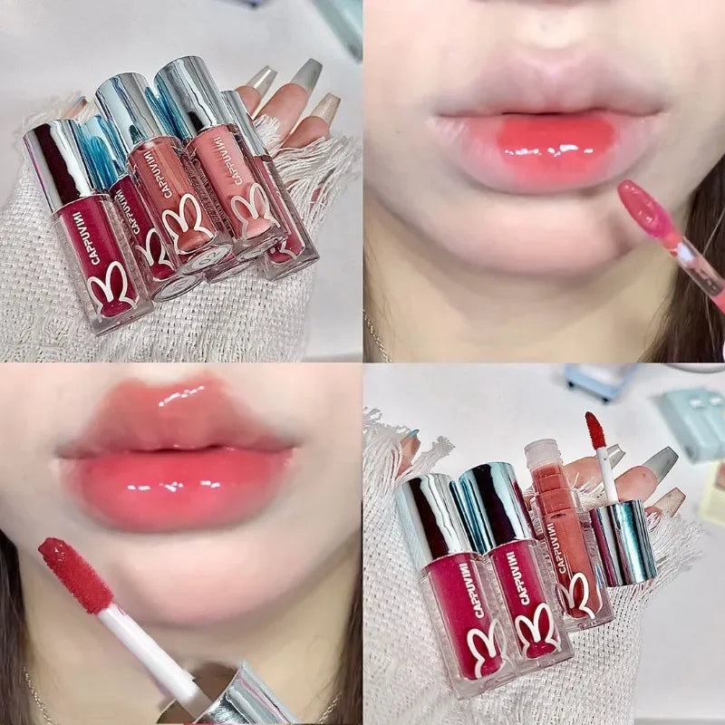Cappuvini Crystal Mirror Lip Gloss | Hydrating Jelly Lip Glaze