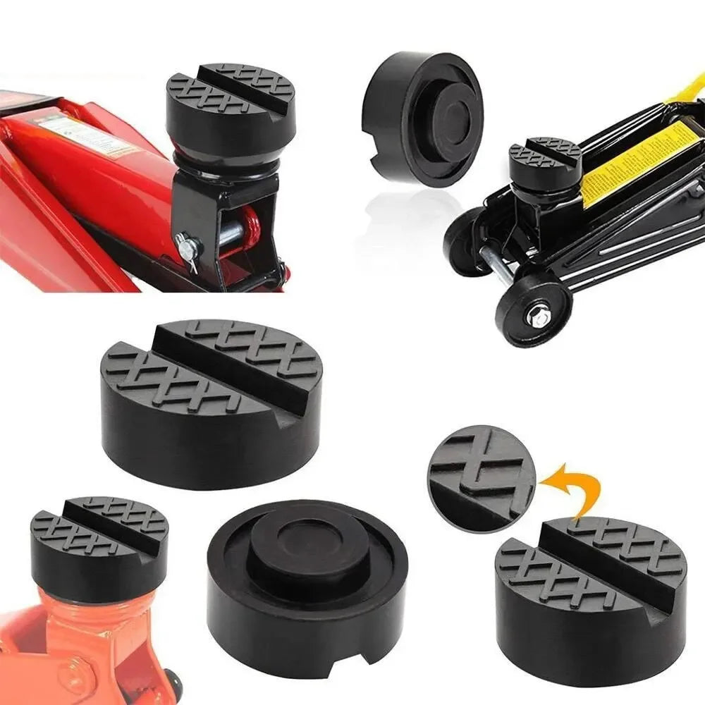 Car Lift Jack Support Stand Rubber Pads Wheel Dolly Slotted Floor Frame Rail Adapter Repair Tools for Lexus Subaru Fiat Volvo Peaceful Pleasures Health and Wellness