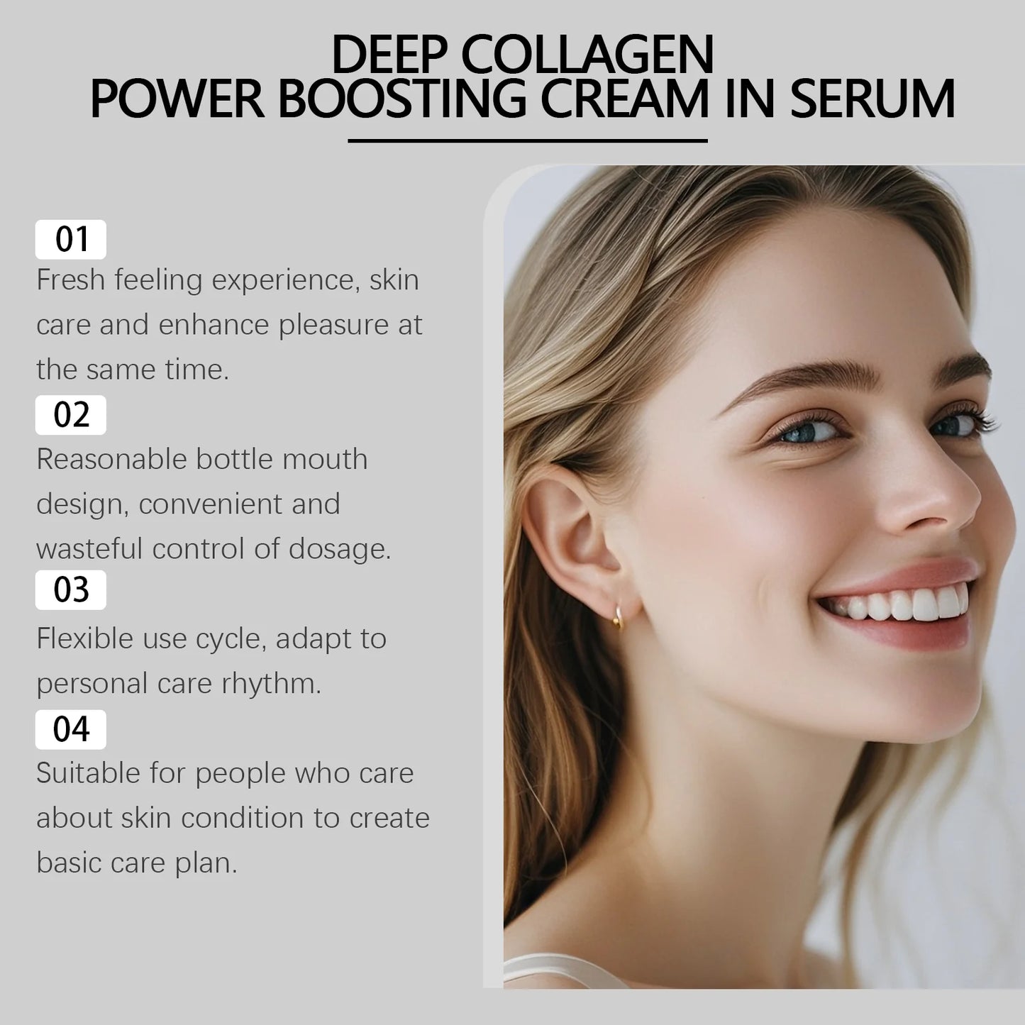 Viareline Collagen Firming Serum – Hydrate, Reduce Wrinkles, Brighten